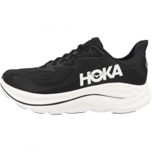 Hoka Clifton 10 Chaussures pour Homme en Black/White Taille 47 1/3 | Route