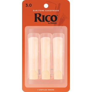 Image de Rico D'ADDARIO RLA0330 - ANCHES SAXOPHONE BARYTON FORCE 3.0 PACK DE 3