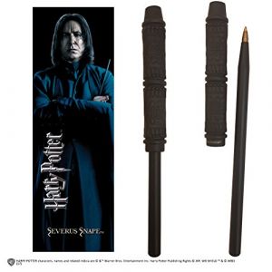 The Noble Collection Harry Potter - Set Stylo À Bille Et Marque-Page Snape