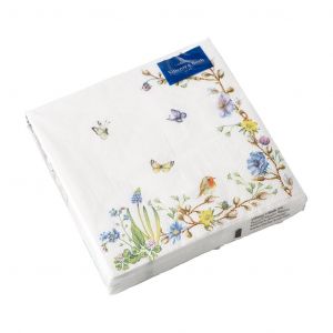 Villeroy & Boch Easter Accessoires Serviette repas arabesque de fleurs Blanc - Couleur Blanc - Taille Taille unique