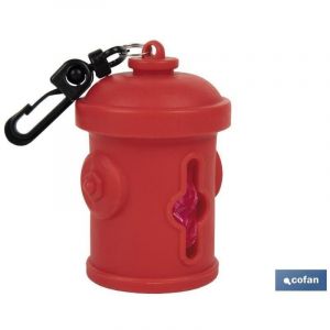 Distributeur De Sacs Pour Animaux Bruno Rouge 7,8x5cm