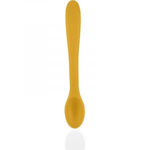 Zopa Silicone Spoon cuchara 6 m+ Mustard Yellow 1 ud