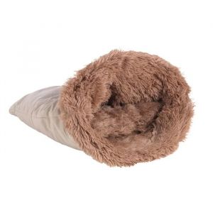 Eden Sac De Couchage Tout Doux Pour Chat 60 Cm Ayco Taupe