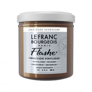 Lefranc & bourgeois Peinture Flashe vinylique - Gris rose iridescent n&deg;842 - 125 ml -