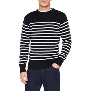 Image de Armor Lux Pull Marin "Paimpol" Homme, Multicolore, X-Large (Taille Fabricant: XL)