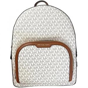 Michael Kors Sac à dos - Jaycee - Cuir - Grand - Vanille