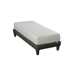 Image de OLYMPE LITERIE Pack Pr&ecirc;t &agrave; dormir Sensitive 90x190 cm Matelas M&eacute;moire de forme + Sommier + Accessoires