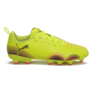 Puma Future 8 Play FG/AG JR Chaussure de Football, Yellow Alert Black-Sun Struck, 37 EU