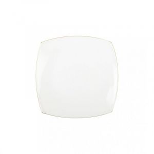 Lot de 6 assiettes à dessert carré bord ECHEC ET MAT