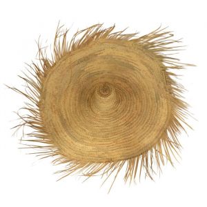 Home maison Chapeau de paille naturelle XXL