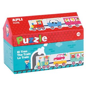 APLI Puzzle 20 pièces Kids Le train
