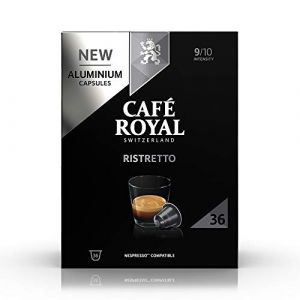 Image de Café Royal Café en capsules aluminium compatibles Nespresso saveur Ristretto 10 x 36 Pro