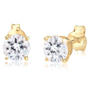 Elli Boucles d'Oreilles Femmes &eacute;tincelant rond avec des cristaux en argent sterling 925