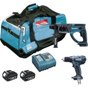 Image de Makita DLX2032 - Ensemble Perforateur et Visseuse sans fil 18V