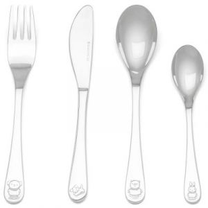 Zilverstad Coffret couverts enfant Miffy amis personnalisable (4 pièces)