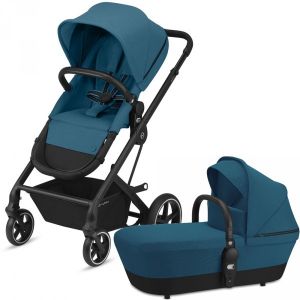 Image de Cybex GOLD Poussette duo combinée Balios S 2en1 Black River Blue 2020