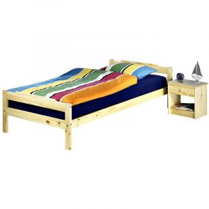 Idimex Lit en pin MORITZ, 90 x 200 cm, vernis naturel