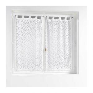 Douceur D'intérieur - Paire droite passants 2 x 60 x 120 cm maille manon Sans - Sans