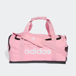 Adidas Mixte Essentials Linear Duffel Bag, True Pink/Black/White, S
