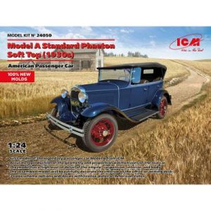 ICM Maquette voiture : phaeton standard Model A Soft top (1930s) - 1/24