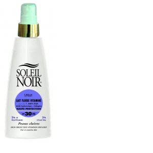 Soleil noir Spray lait fluide protection haute SPF30