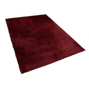 Beliani Tapis 160 x 230 cm rouge EVREN - noir
