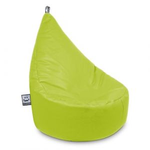 Happers - Pouf Fauteuil Simicuir Indoor Vert Enfant