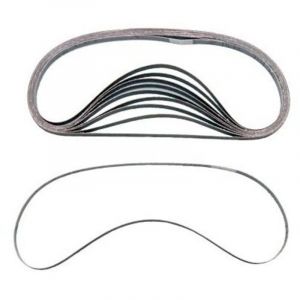 Hermes abrasifs Bande abrasive limeuse en corindon RB 377 YX - 9 x 533 mm Grain 80 - Lot de 10 - HERMES - 6516607