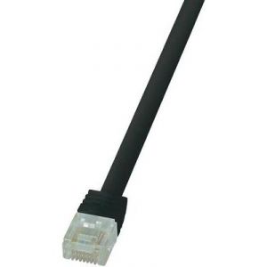 Image de Logilink CF2073U - C&acirc;ble r&eacute;seau RJ45 Cat.6 U/UTP 5 m noir