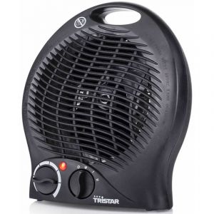 Tristar Ka-5037 - Chauffage Électrique Noir Soufflant - 3 Positions - Thermostat Réglable
