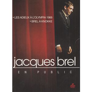 Coffret Jacques Brel : En public - Adieux à l'Olympia 66 + A Knokke