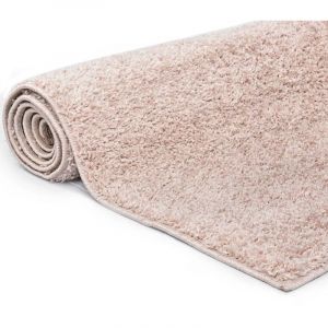 Image de VidaXL Tapis à poils longs 160 x 230 cm Vieux rose