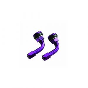 Valve coudee alu tun'r violet (x2)