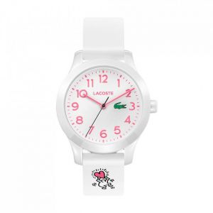 Image de Lacoste Montre .12.12 KIDS 2030016 - Montre Affichage Analogique Bracelet Silicone Blanc