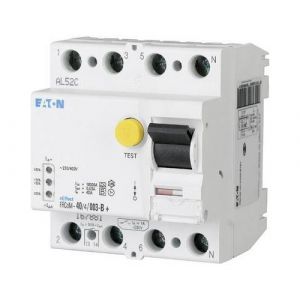 Eaton Interrupteur différentiel Élec. FRCdM 300mA 4P Type g/b+ 40A 000167885 frcdm 40/4/03 g/b+
