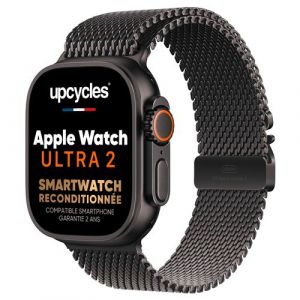 Apple Watch Ultra 2 49mm Titane Noir Grade A Reconditionne