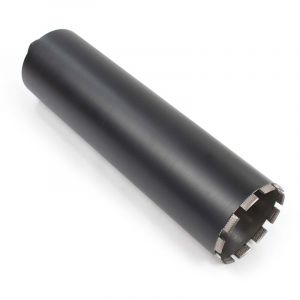 wiltec Foret diamant pour Carotteuse ø 102 mm – Haut rendement – 1¼ unc – Longueur 450 mm – Métal fritté – Forage à humide – Chantier Carrelage