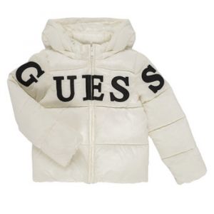 Guess Doudounes enfants HOODED LS PADDED PUFFER W/ZIP Beige - Taille 8 ans,10 ans,12 ans,14 ans,16 ans