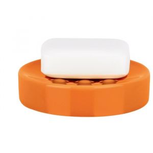 Spirella TUBE Porte savon Grès - 2,6x11x11 cm - Orange