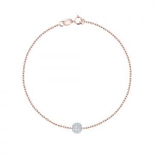 Cleor Bracelet En Argent 925/1000 Et Crystal