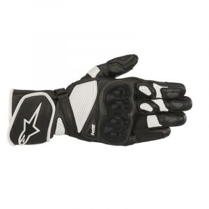 Alpinestars Gants cuir SP-1 V2 noir/blanc - XXL