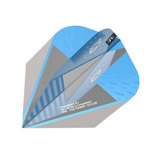 Image de Target Darts Ailettes de fl&eacute;chettes Phil Taylor Power Series Unisexe, Blanc, No.6