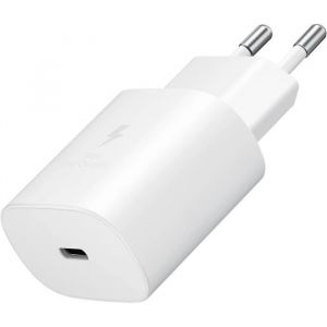 Chargeur Rapide Usb-C 25W pour Samsung Galaxy A34 - A54 - A14 - A23 - S23 - Z Flip4 - Xcover [Blanc]