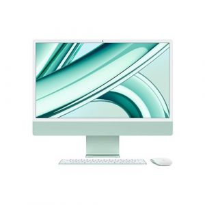 Apple 24" 512 Go SSD 8 Go RAM Puce M3 CPU 8 cours GPU 10 cours Vert 2023 Reconditionn&eacute;