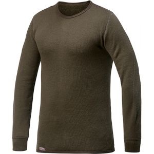 Woolpower 200 T-shirt manches longues à col ras-du-cou, pine green XXL Maillots de corps