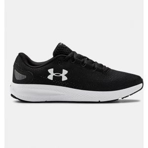 Under Armour UA W CHARGED PURSUIT 2, Baskets, Femme - Noir (Black/White/White (001) 001) - 37.5 EU