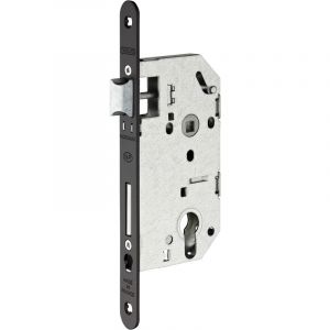 THIRARD Serrure à encastrer Optimum axe 50mm Têtière noire