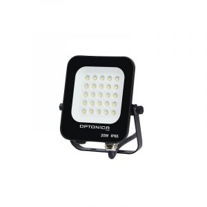 Optonica Projecteur LED 20W Noir Étanche IP65 1800lm 115W Blanc Naturel 4500K