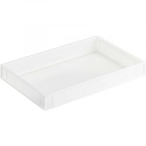 Alutec 05035 Bac en plastique convient pour contact alimentaire (l x H x P) 600 x 75 x 400 mm blanc 1 pc(s)