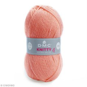 Image de Dmc Laine Knitty 4 - Rose saumon 702 - 100 g